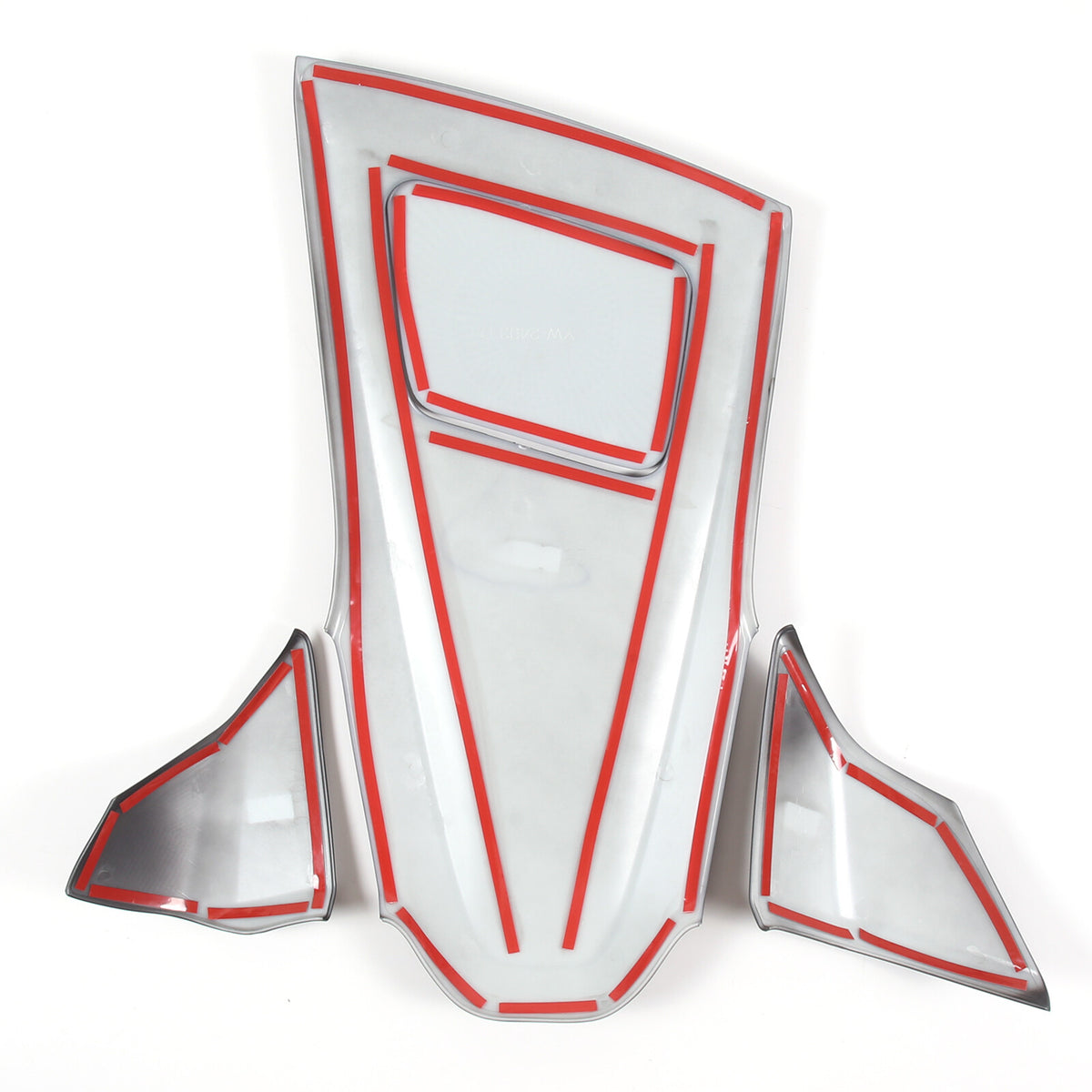 Matte Black ABS Full Interior Set Cover Trim Kit For Corvette C8 2020-25 - Styles 16-20 75