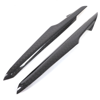 Real Honeycomb Carbon Fiber Interior Inner Door Panel Cover Trim for Corvette C8 7