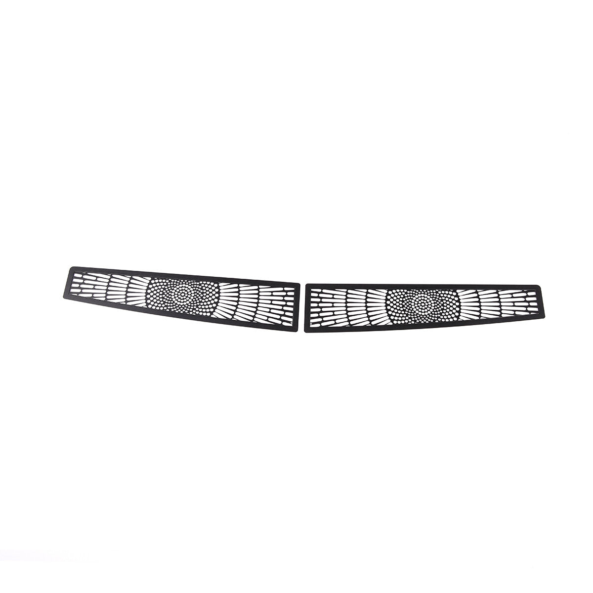 Stainless Steel Black Dashboard Air Vent Outlet Cover Trim For Hummer H2 2003-07 8
