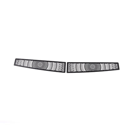Stainless Steel Black Dashboard Air Vent Outlet Cover Trim For Hummer H2 2003-07 8