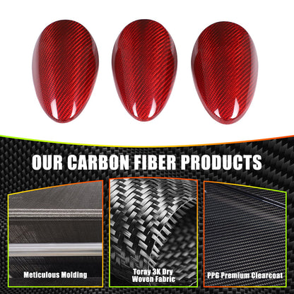 Red Real Carbon Fiber Interior Center Console Trim For Nissan Z 400Z RZ34 2023+ 103