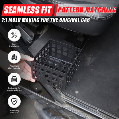 Alloy Second Row Seat Side Storage Basket Tray For LR Defender L316 2004-2018 6