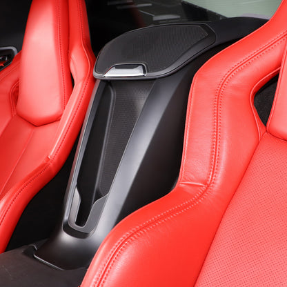 Matte Black ABS Full Interior Set Cover Trim Kit For Corvette C8 2020-25 - Styles 6-10 59