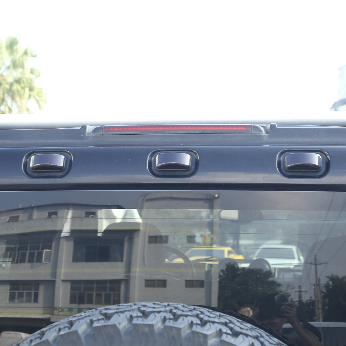 18pcs Smoked Front Rear Side Tail Light Roof Light Trim Cover For Hummer H2 61