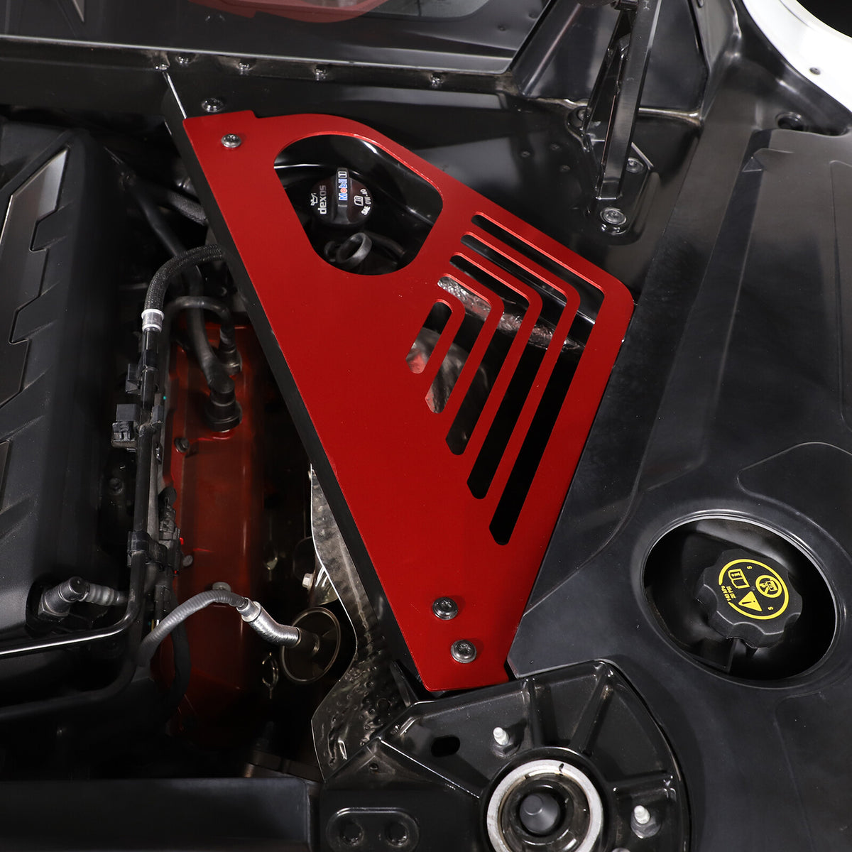 Aluminum Alloy Exterior Hood Engine License Plate Trim For Corvette C8 2020+ US - Variants 21-25 28