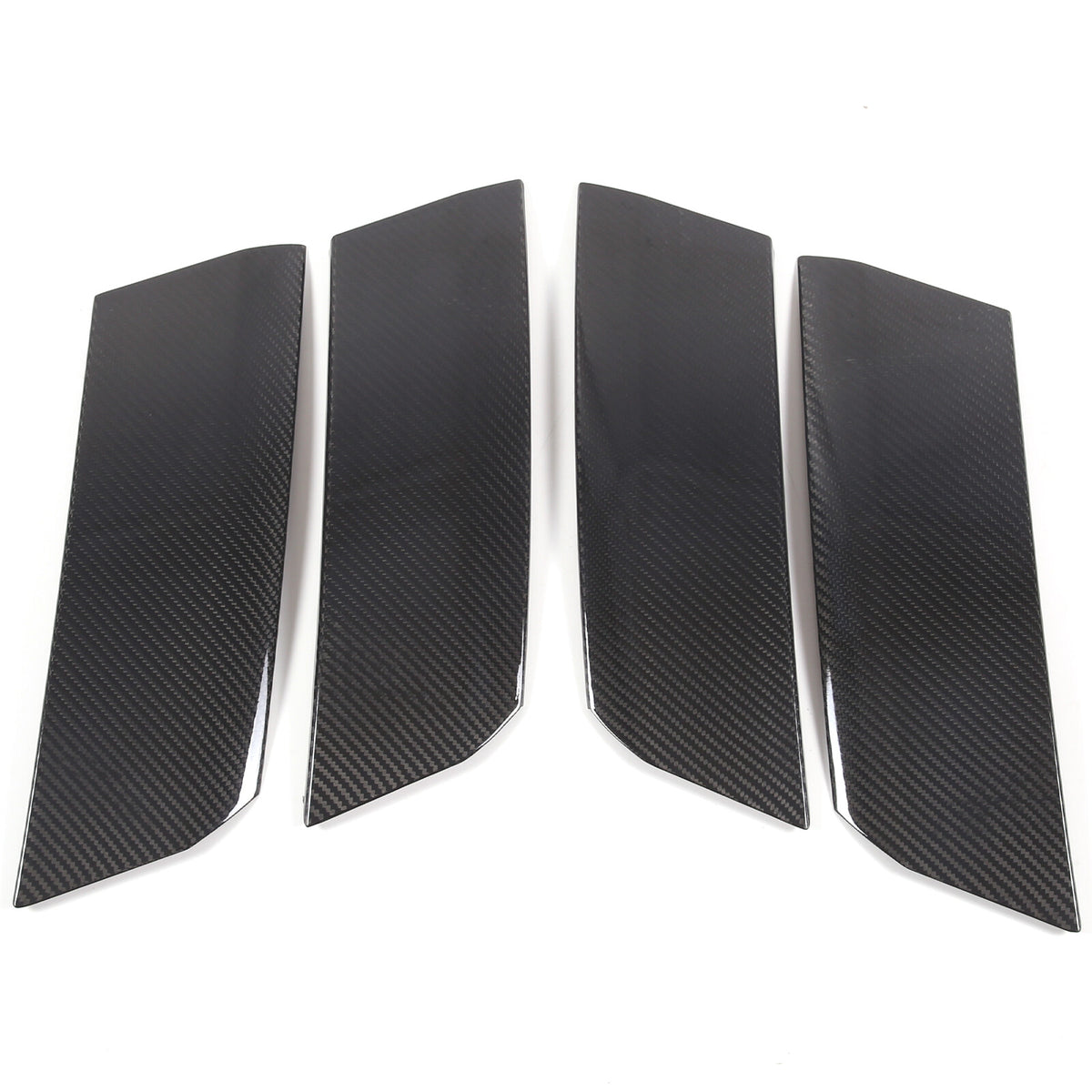 Real Carbon Fiber Side Fender Vents Panel Trim Kit For Corvette C6 2005-2013 14