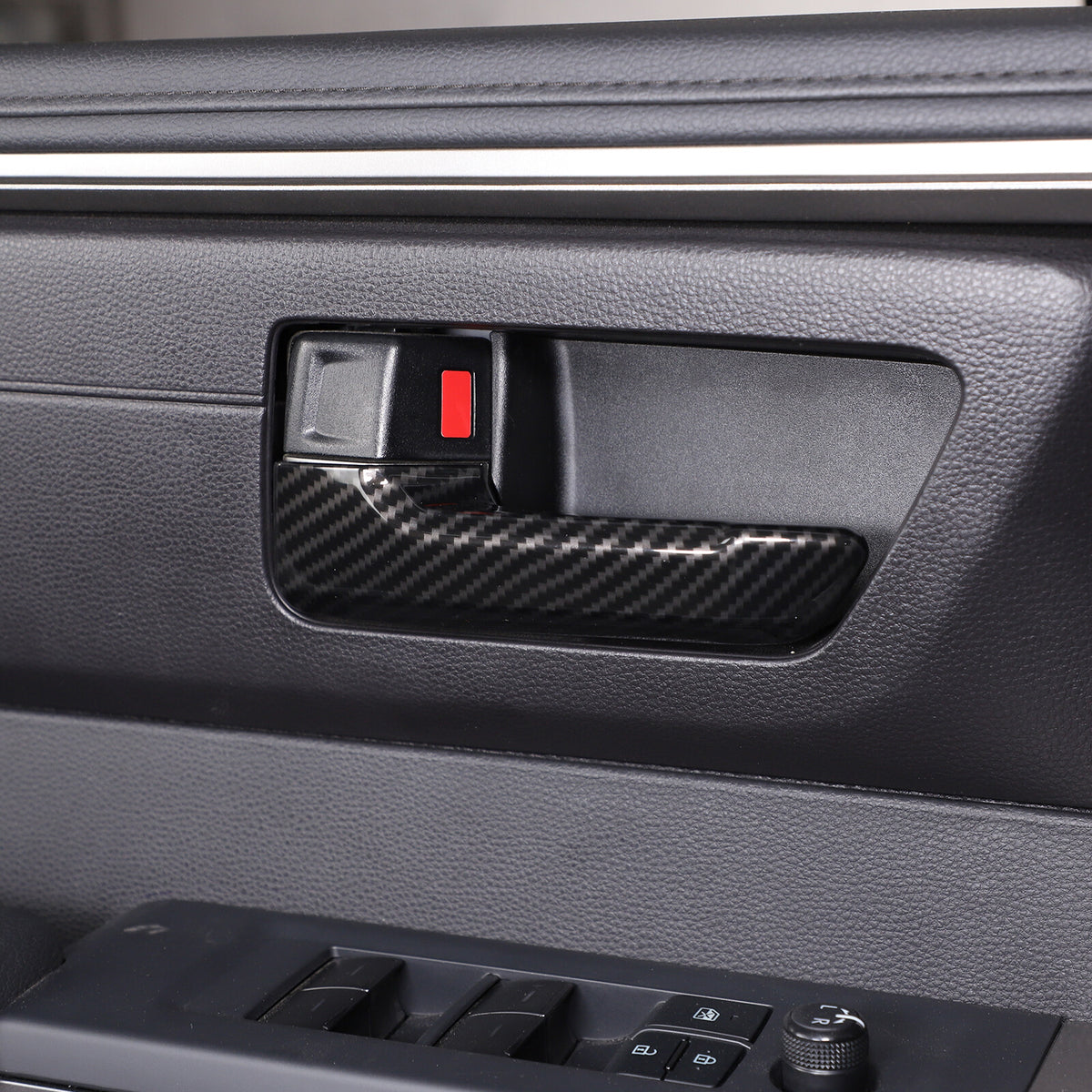 ABS Carbon Fiber Interior Set Cover Trim Kit For Toyota Tundra Sequoia SR 22+ - Styles 1-5 129