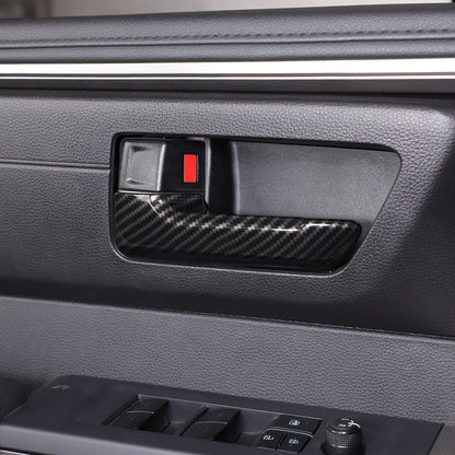 ABS Carbon Fiber Interior Set Cover Trim Kit For Toyota Tundra Sequoia SR 22+ - Styles 1-5 129