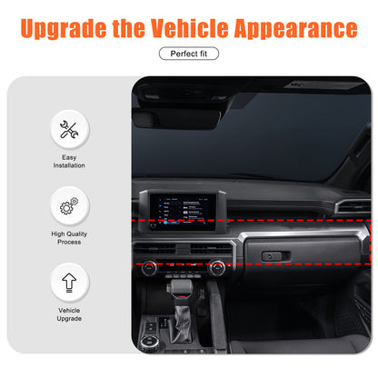Blue ABS Console Center Dashboard Cover Trim For Toyota Tacoma SR SR5 2024-2025 21