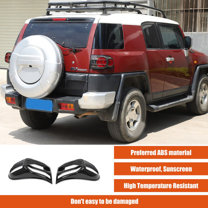 ABS Carbon Fiber Tail Light Cover Trim For Toyota FJ Cruiser 2007-2021 14