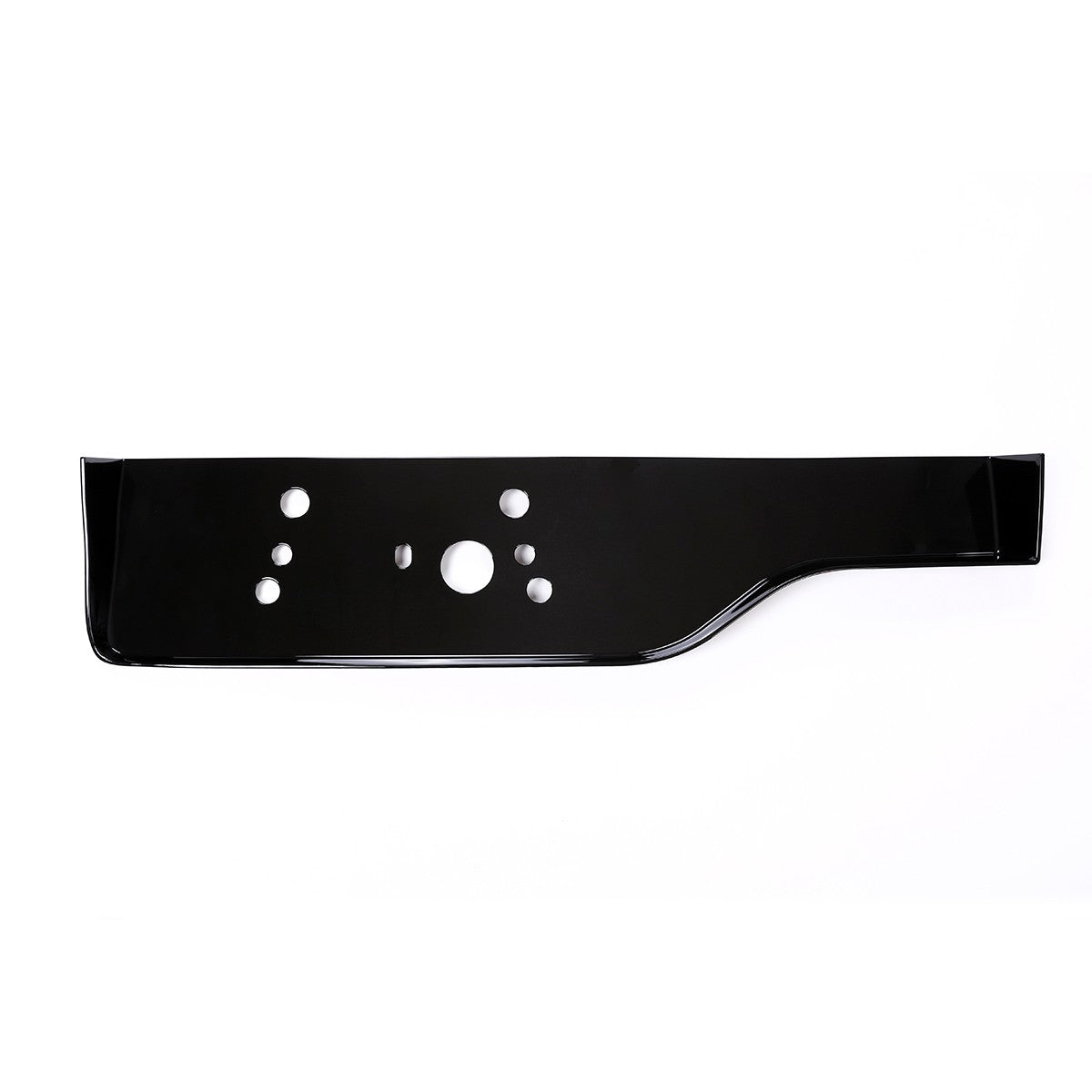 Glossy Piano Black Rear License Plate Base Trim For LR5 Discovery 5 L462 17+ US 11