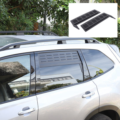 Rear Door Window Louver Air Vent Panel Trim For Subaru Forester SK 2019-2024 22