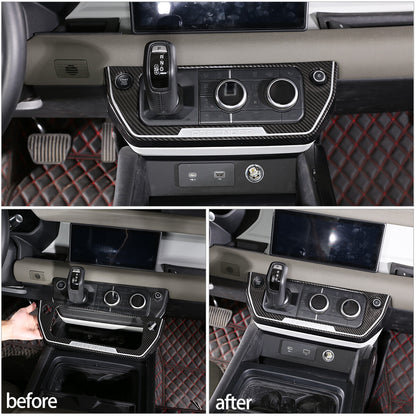 Oak Grain Center Console Gearbox AC Frame For Land Rover Defender 2020-2024 7