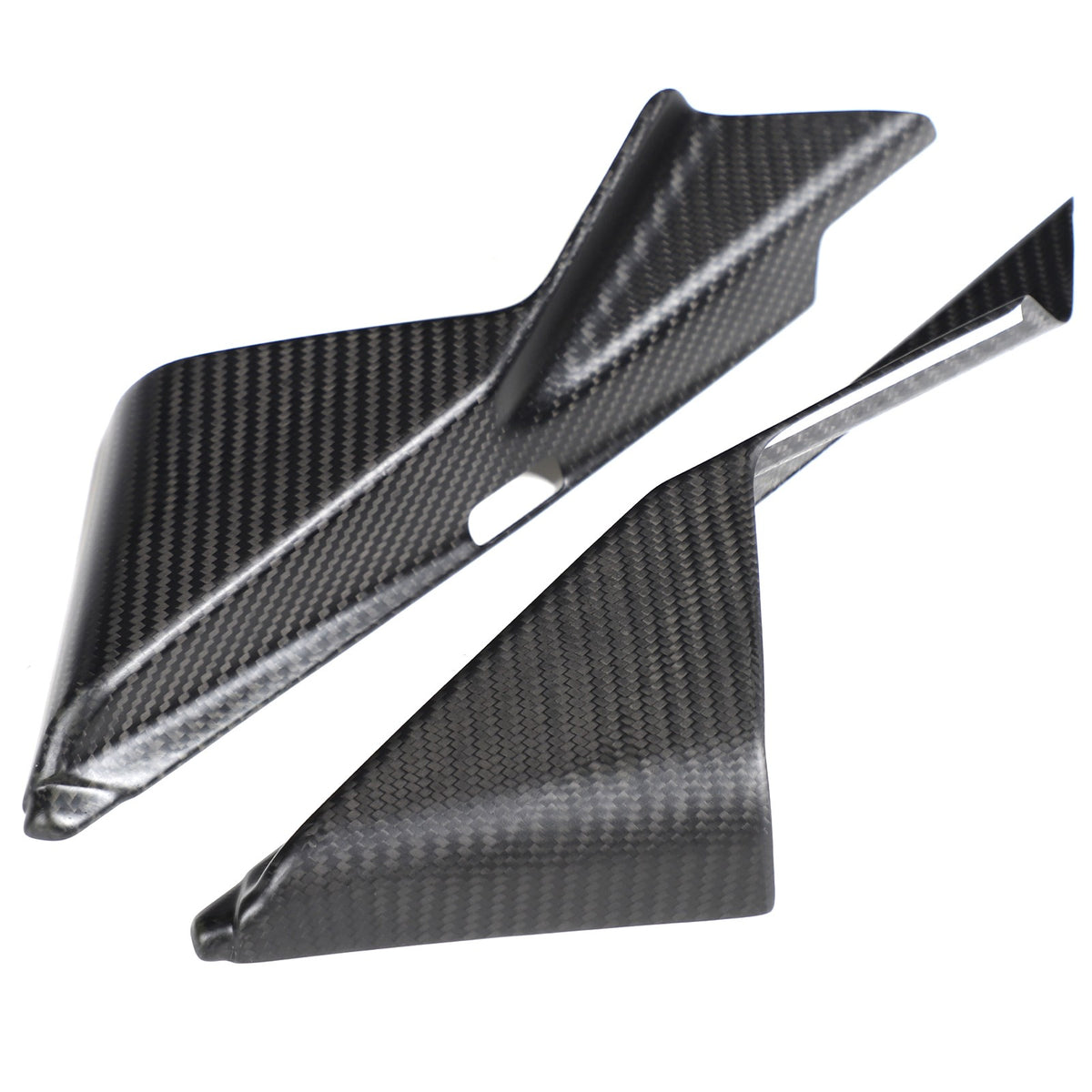Matte Real Carbon Fiber Front Inner A-Pillar Trim For Nissan 370Z Z34 2009-2020 5