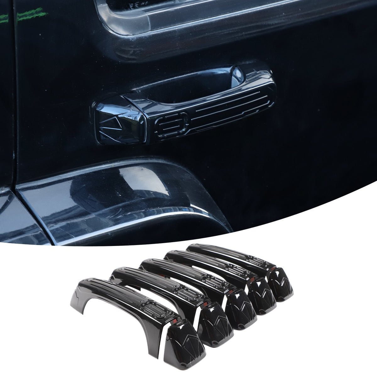 ABS Door + Tailgate Handle Cover Trim Bezel For Hummer H3 2005-2009 US 14