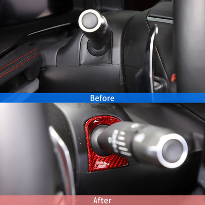 Red Real Carbon Fiber Full Interior Set Decor Trim Kit for Corvette C8 20-25 - Styles 31-35 38