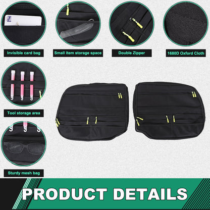 Tailgate Rear Door Cargo Trunk Storage Bag Organizer For Toyota Prado FJ150 2010 16