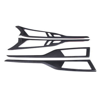 Real Carbon Fiber Door Handle Panel Trim Strip For BMW 8 Series 4-Door 2019-2022 14