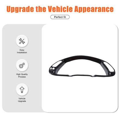 ABS Piano Black Interior Dashboard Frame Trim Cover For Corvette C5 1998-04 US 4