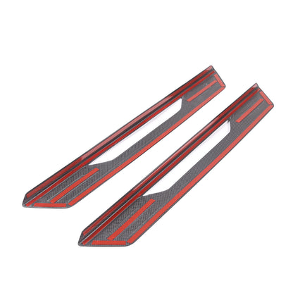 Real Carbon Fiber Scuff Plate Door Sill Cover Protector For Corvette C8 2020-26 16