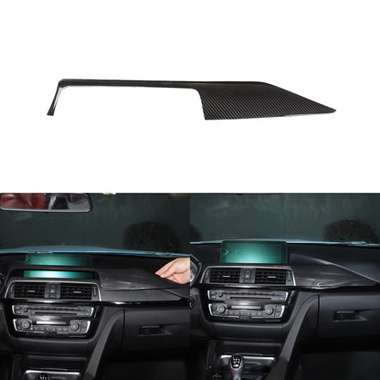Real Carbon Fiber Central Console Dashboard Trim For BMW M3 M4 F80 F82 2014-2019 10