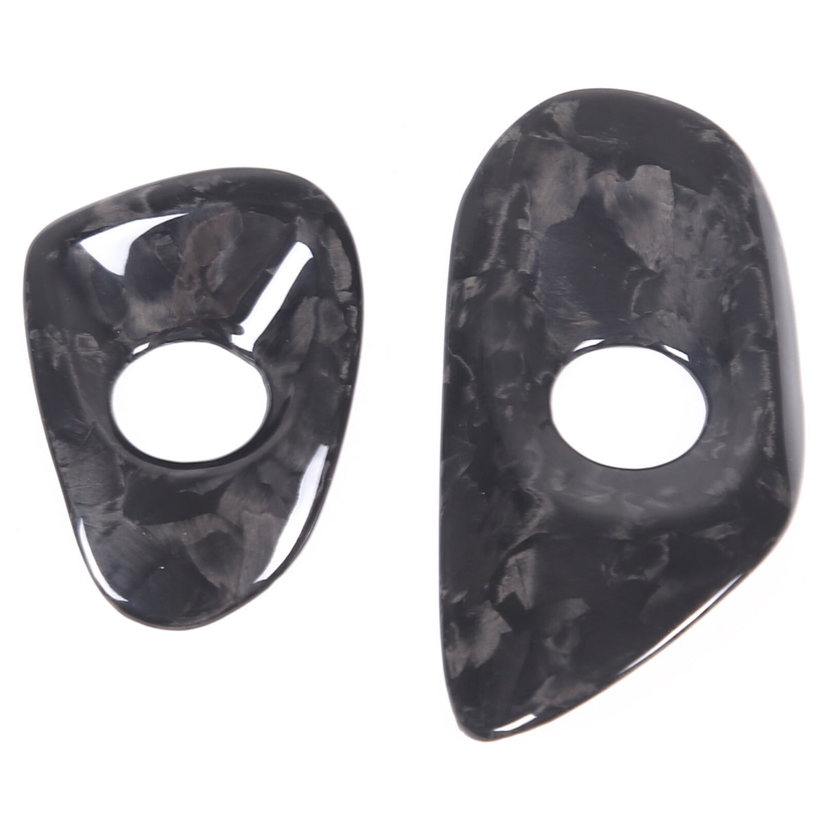 Forged Real Carbon Fiber Full Interior Set Decor Cover Trim Kit for Corvette C6 58