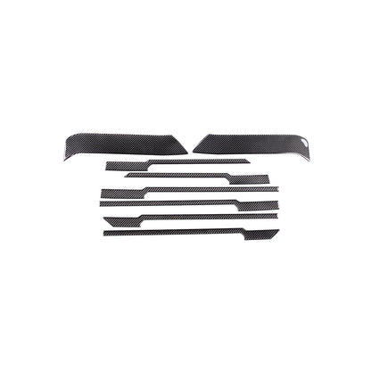Carbon Fiber Front Grill Grille Inserts Cover Trim For Toyota Tundra 2022-23 8
