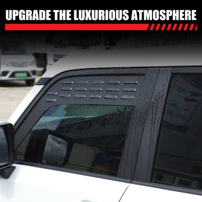 Front Door Window Louver Air Vent Panel Trim For Toyota Land Cruiser LC250 24+ 12