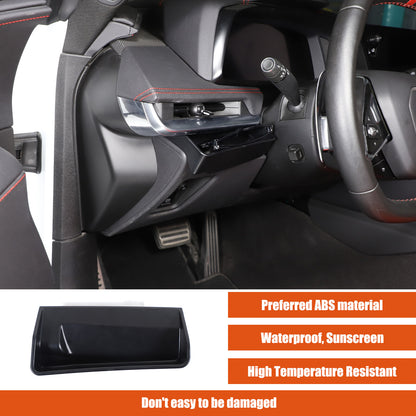 ABS Steering Wheel Left Storage Box Tray For Corvette C8 2020-26 19