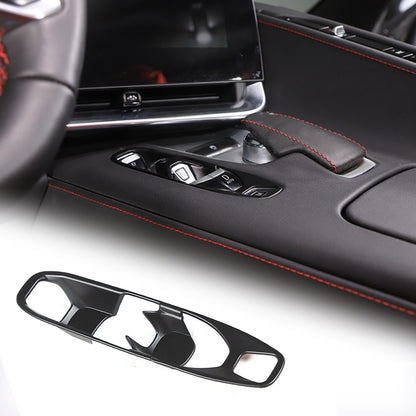 Matte Black ABS Full Interior Set Cover Trim Kit For Corvette C8 2020-25 - Styles 6-10 6