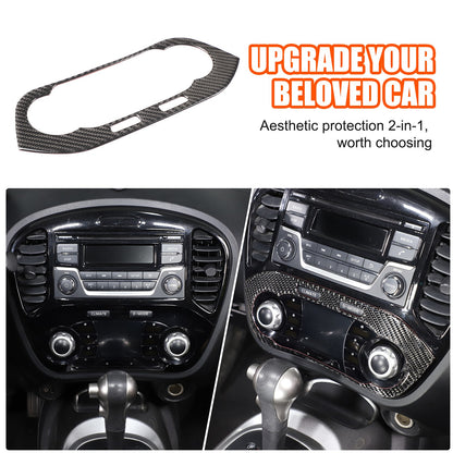 Soft Carbon Fiber Interior Center Console trim Sticker For Nissan Juke 2011-2019 220