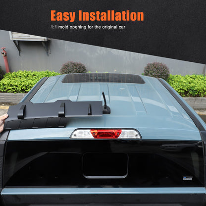 Matte Black ABS Roof Rear Spoiler Trim For Ford Maverick 2022+ US 16
