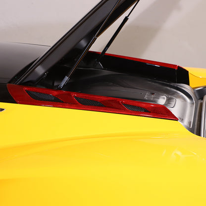 Red Real Carbon Fiber Interior Exterior Conosle Trim Cover For Lotus EMIRA 21-25 209