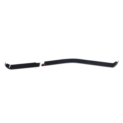 Glossy Piano Black Dashboard Side Air Outlet Trim Strip Set For Corvette C8 26+ 10