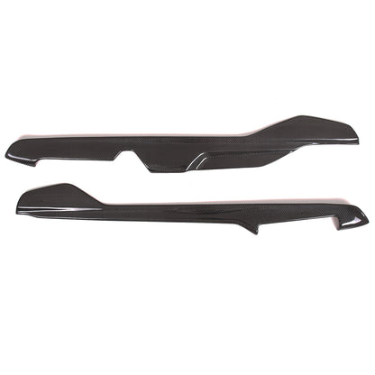 Carbon Central Console Side Panel Strip Trim For C8 Corvette Z06 Z51 Coupe 20-26 9