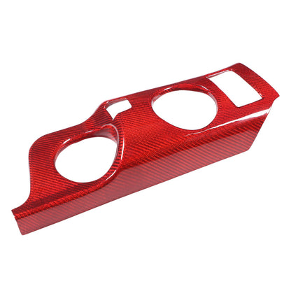 Red Real Carbon Fiber Interior Center Console Trim For Nissan Z 400Z RZ34 2023+ 7