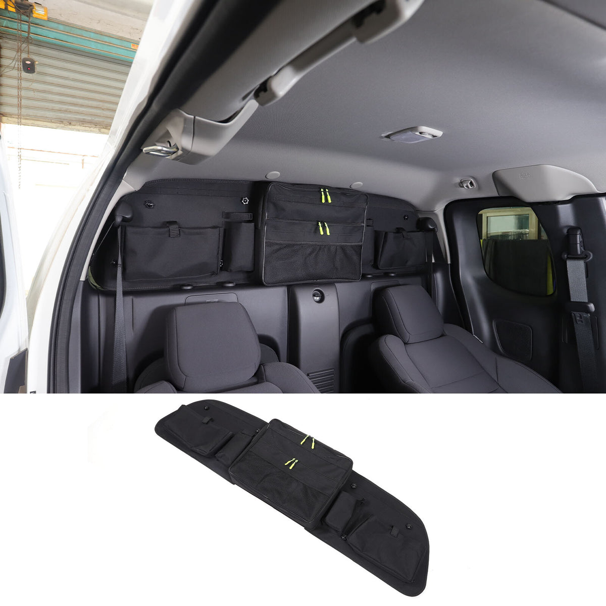 Rear Window Storage Bag Stowing Packet For Nissan Frontier 2022-24 3