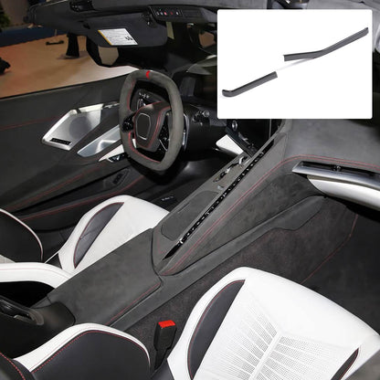 Carbon Fiber ABS Dashboard Side Air Vent Trim Cover For Corvette C8 2026+ 13