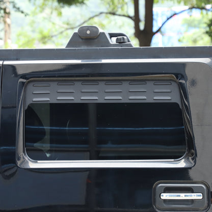 Black Alloy Wagon 2nd Row Door Window Air Vents Screens For Hummer H2 2003-09 US 10