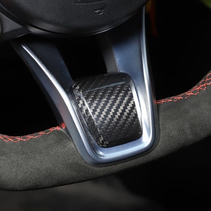 Real Carbon Fiber Steering Wheel Trim Base Kit for Alfa Romeo Tonale 2023-24 US 19
