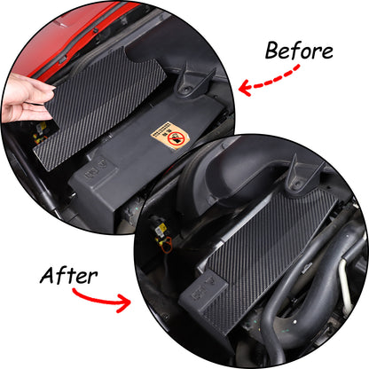 Real Dry Carbon Fiber Intake Manifold Cover Engine Set For Corvette C6 2005-13 21