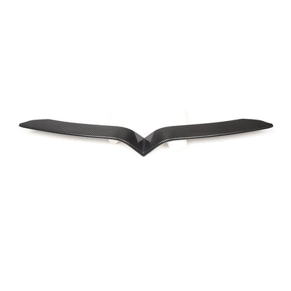 Real Carbon Fiber Front Bumper Grille Cover Molding Trim For Tesla Model S 2023+ 12