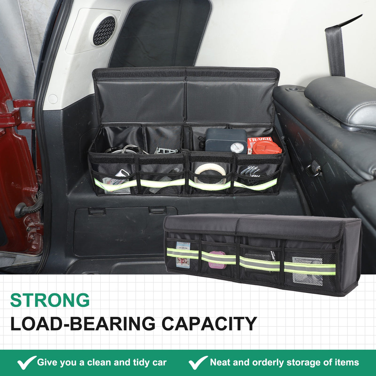 Trunk Cargo Left Side Storage Organizer Box For Toyota FJ Cruiser 2007-2021 19