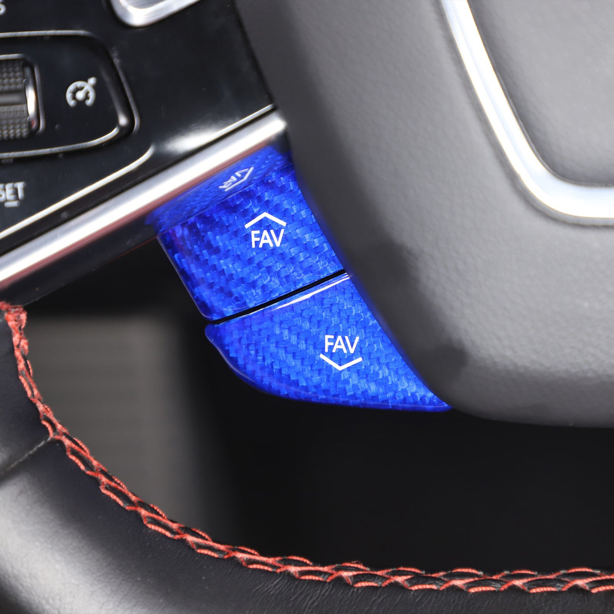 Blue Real Carbon Fiber Full Interior Set Decor Trim Kit for Corvette C8 20-25 - Variants 21-25 47