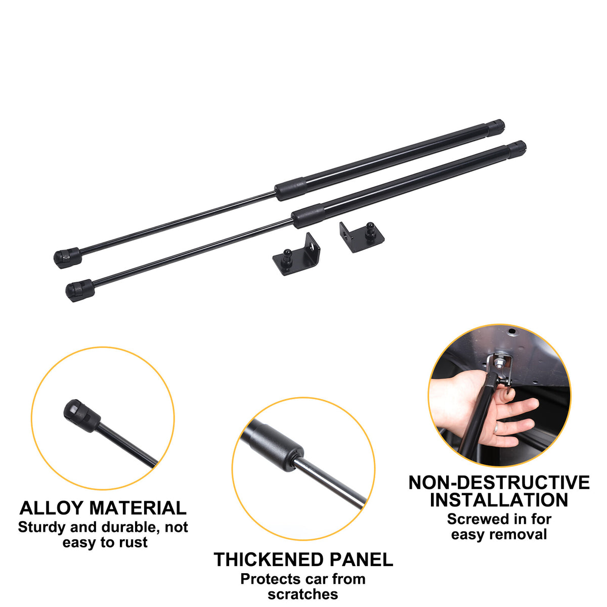 Front Hood Lift Support Bonnet Lid Shock Struts For Subaru Forester SK 19-24 US 14