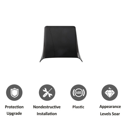 Carbon ABS Center Conosle Back Trim Cover For Jaguar F-TYPE Coupe 2013-24 US 8
