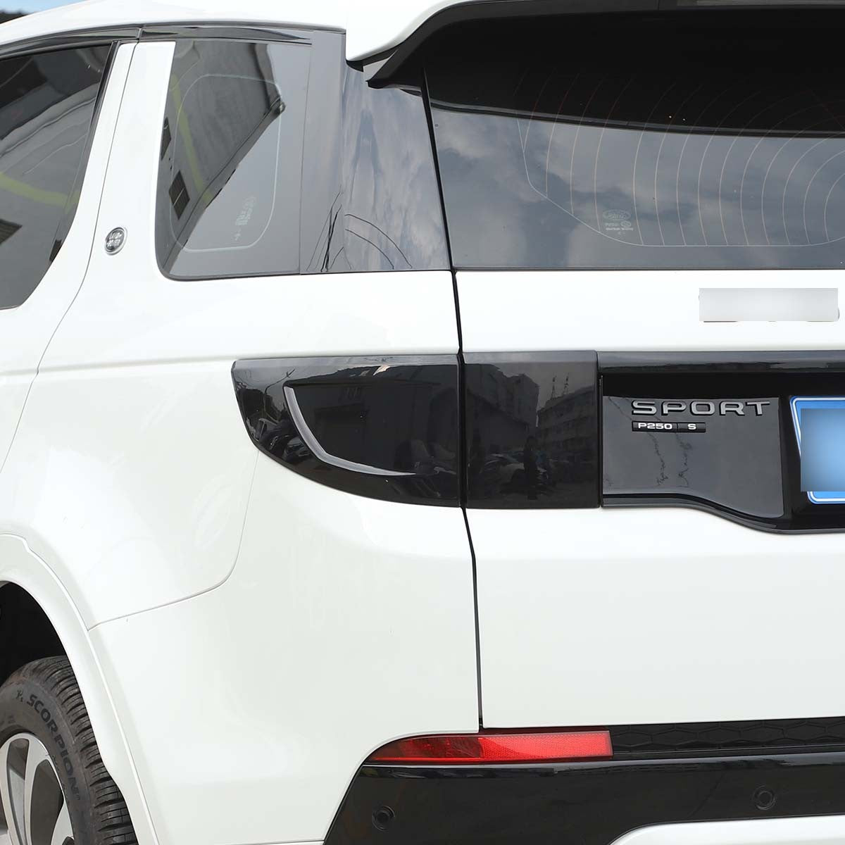 ABS Smoked Blackout Tail Light Covers For Land Rover Discovery Sport 2020-2022 5