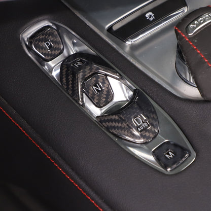 Real Dry Carbon Fiber Full Interior Center Set Trim Kit For Corvette C8 20-25 US - Styles 31-35 10