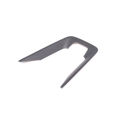 Matte Real Carbon Fiber Center Console Storage Box Cover Trim For Porsche 911 7