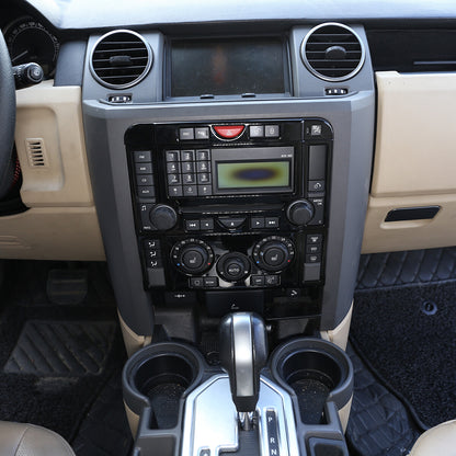 Black ABS Central Control Console Mode Trim For Land Rover Discovery3 04-09 3